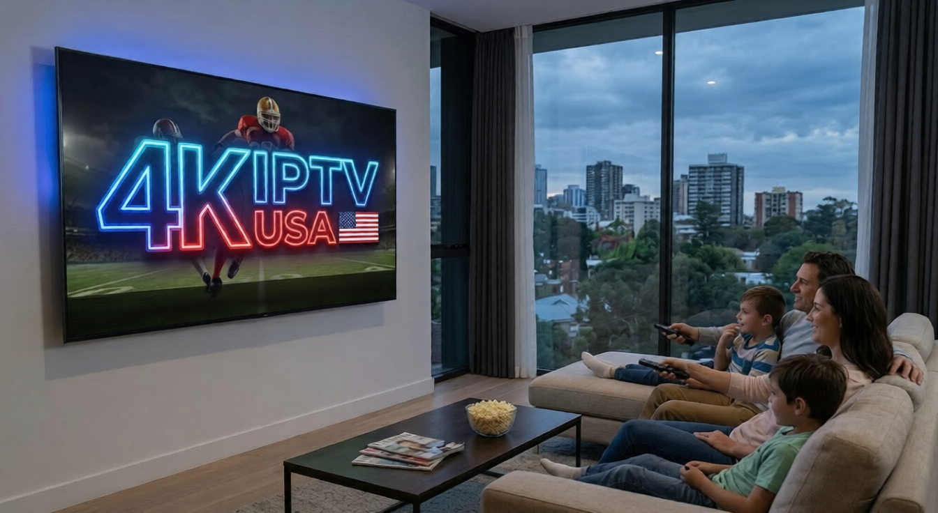 4k iptv usa streaming service on smart tv and devices